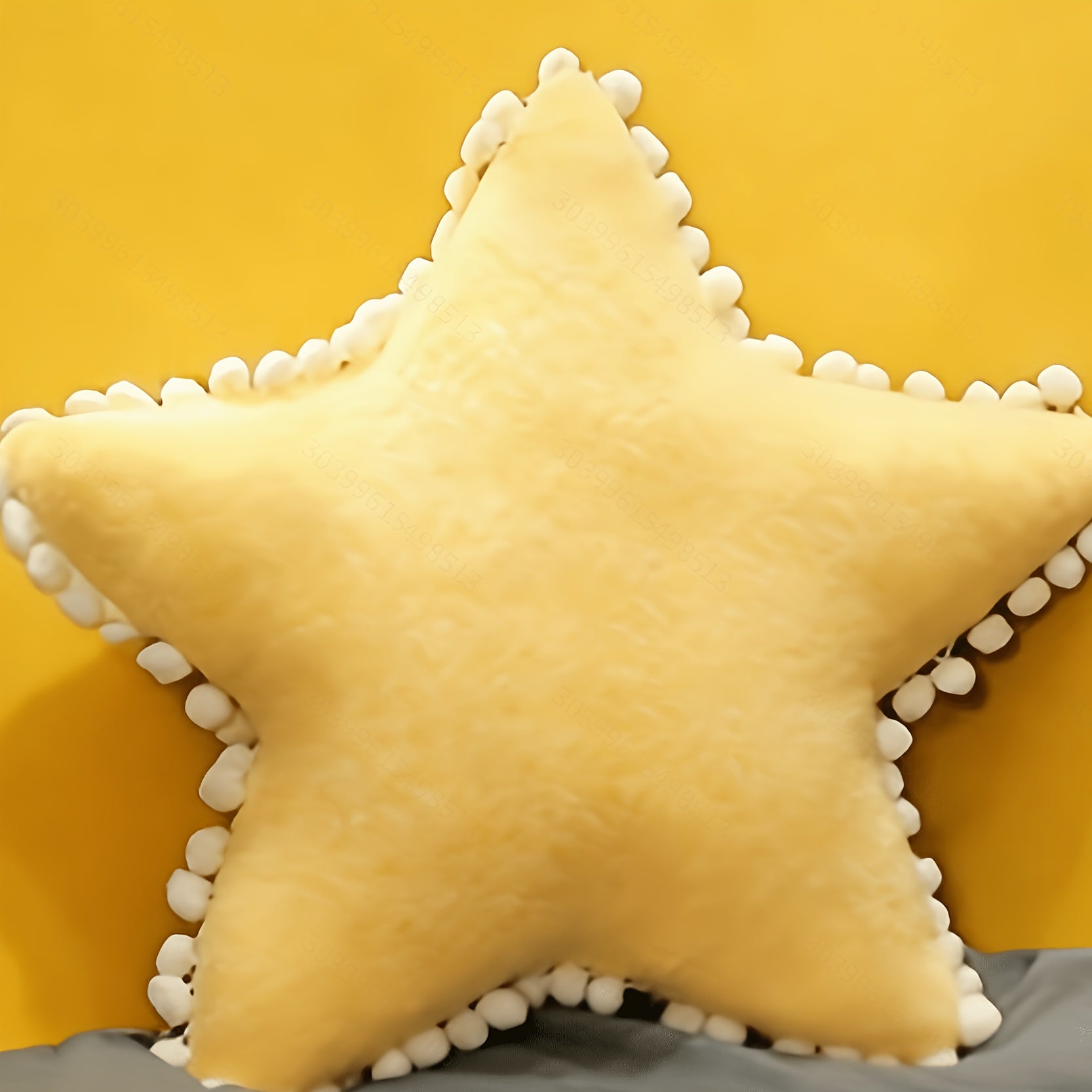 1pc Cute Five-pointed Star Throw Pillow, Green & Pink & Yellow & White, Suitable for Home Sofa Waist Rest, Office Pillow Seat Cushion, Car Decorative Throw Pillow