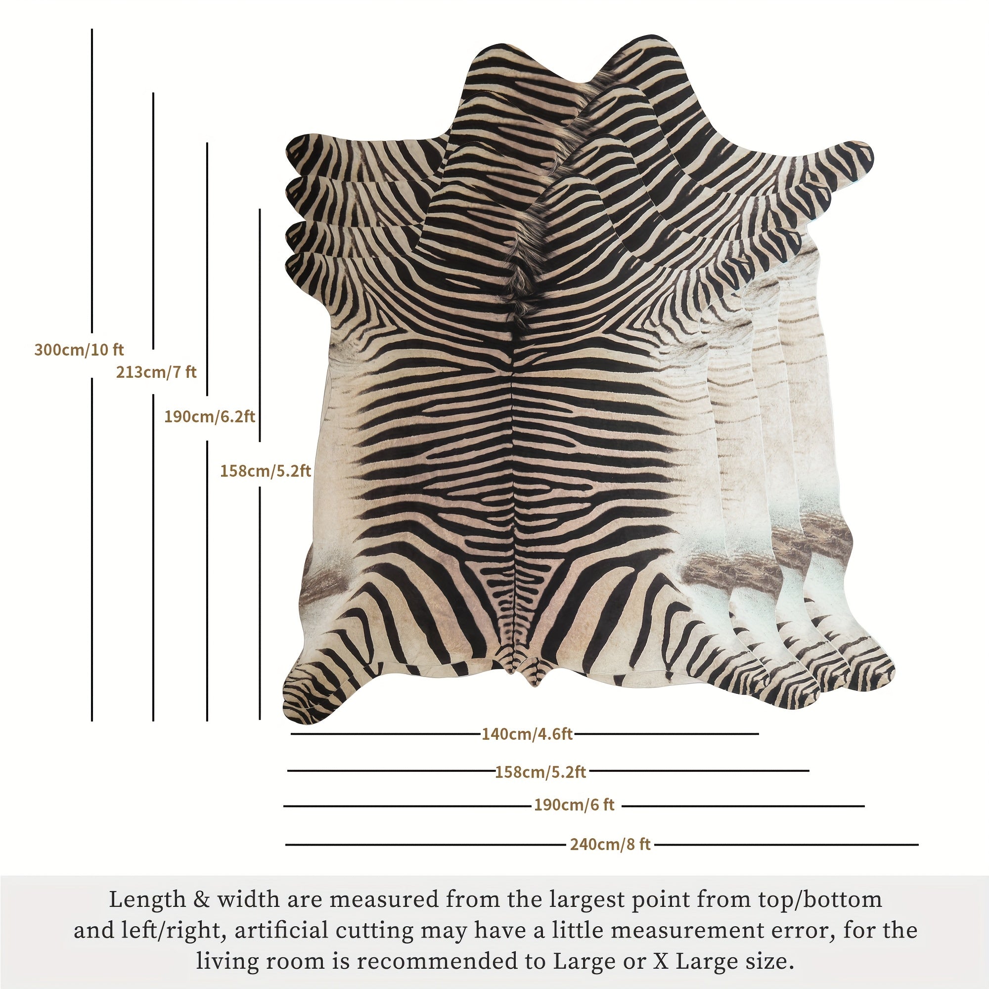 Faux Cowhide Rug, Western Style 6.2 X 5.2 Feet Thickened And Non-Slip for Living Room And Bedroom, Handmade Animal Print Floor Mat