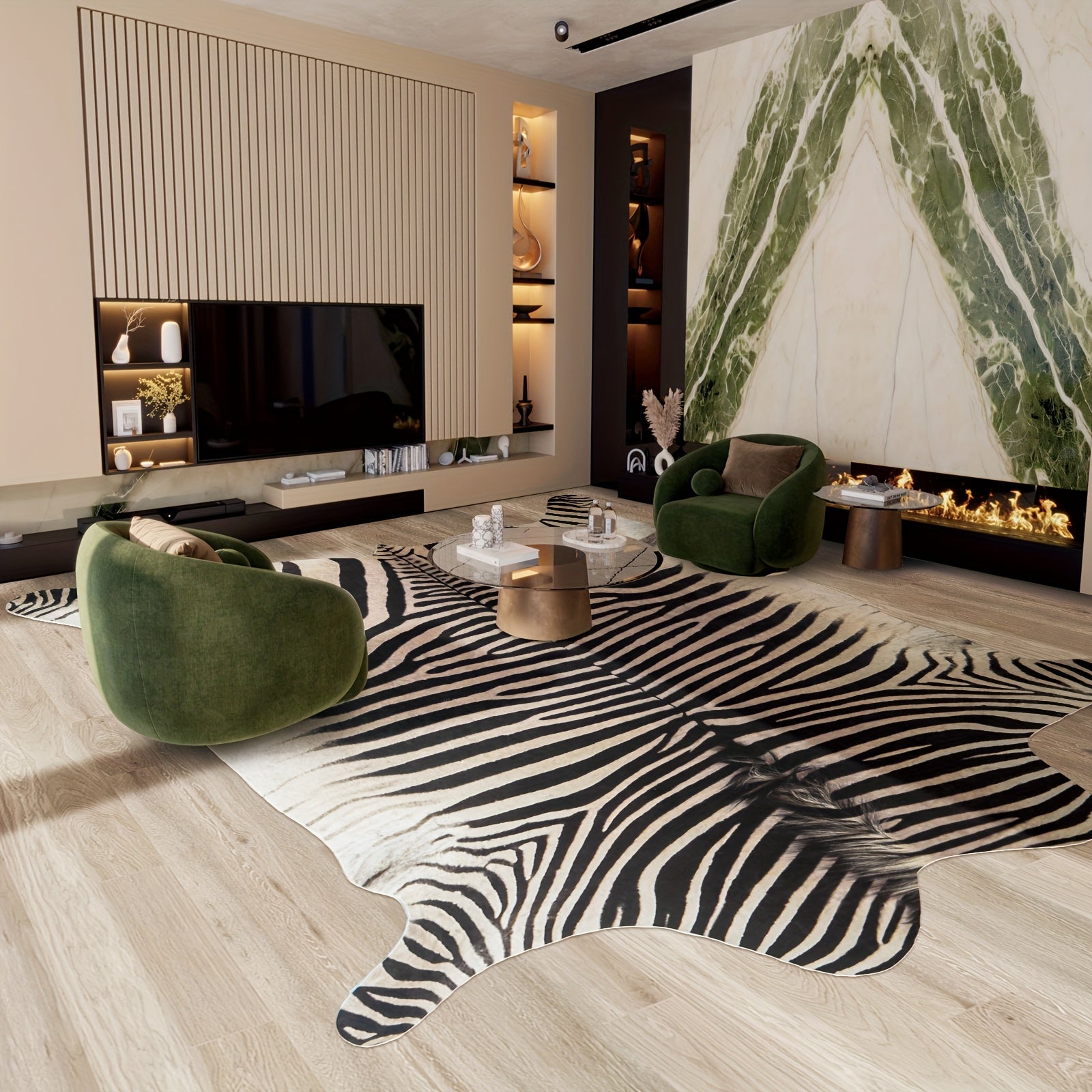 Faux Cowhide Rug, Western Style 6.2 X 5.2 Feet Thickened And Non-Slip for Living Room And Bedroom, Handmade Animal Print Floor Mat